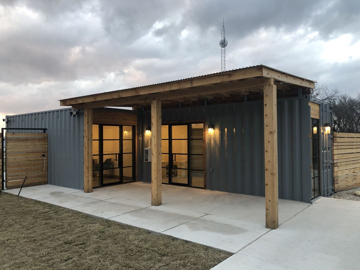 The Sundowner office at dusk